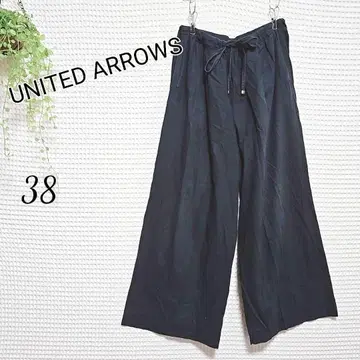 UNITED ARROWS 와이드 팬츠 38 네이비
