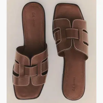 H&M 프리미엄 가죽 샌들