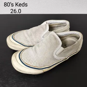 80's Keds 케즈 프로 케즈 스웨이드 슬립온 스니커즈