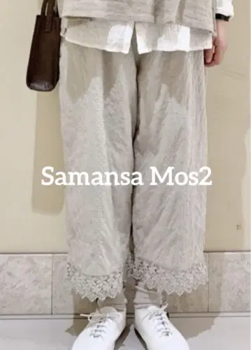 Samansa Mos2 사만사 모스모스 오버 레이스 속바지 코튼