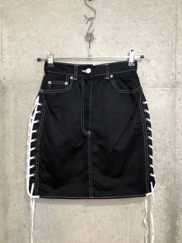 Junior Gaultier 고티에 미니 스커트 사이드 레이스 y2k