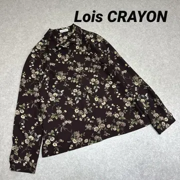 Lois CRAYON 로이스크레용 빈티지 긴팔 셔츠 꽃무늬 구제 의류