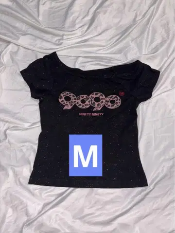 9090 girl OG 로고 오프 숄더 티셔츠 M