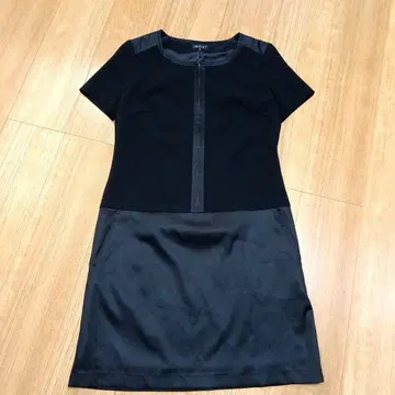INDIVI 블랙 절개 원피스 40 사이즈