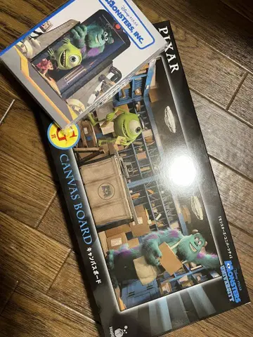 PIXAR 픽사 happy 복권 G상 캔버스 보드 몬스터 주식회사