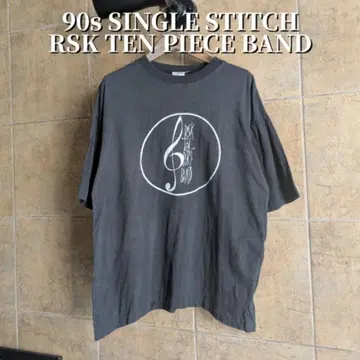 80s 90s RSK TEN PIECE BAND 밴딩 티셔츠