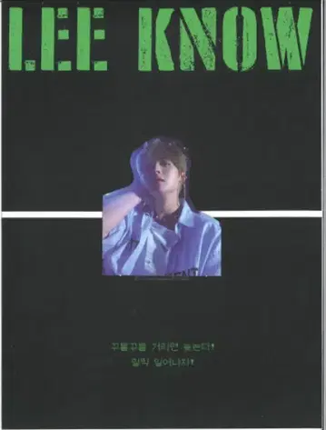 StrayKids NOEASY LeeKnow 팝업 카드