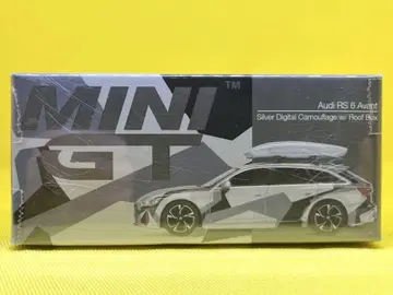 MINIGT 아우디 RS 6 아반 실버 디지털 카모플라쥬
