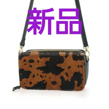 레오파드 무늬 숄더백 (송치) 새상품