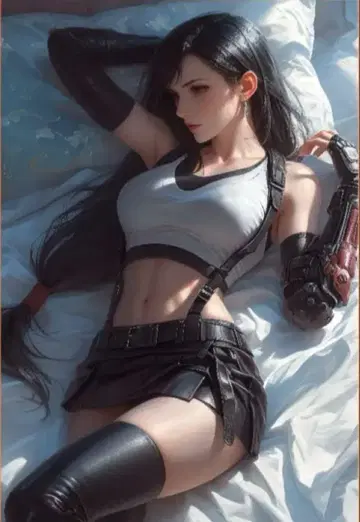파이널 판타지 티파 타포린 원단 포스터 약 A3 미사용 새상품급
