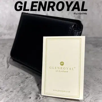글렌로열 머니클립 블랙 검정 가죽 지갑 GLENROYAL
