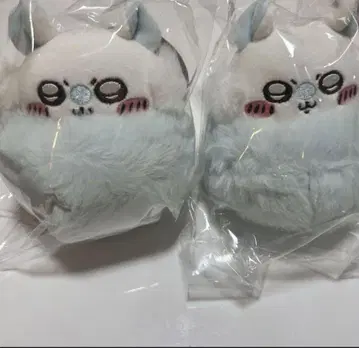 치이카와 모몽가 꼬리 폭신폭신 봉제 인형 스트랩 마스코트 2개