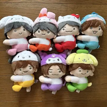 나니와 단시 산리오 봉제 인형 7종 세트