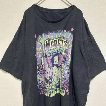 지미 헨드릭스 티셔츠 Jimi Hendrix Are You 2XL