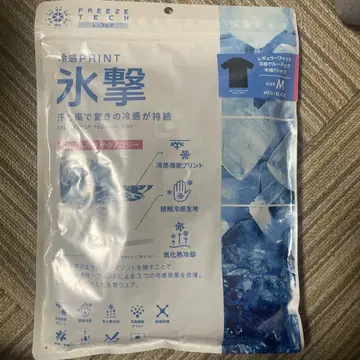 FREEZETECH 냉감 프린트 히가키 냉각 반팔 티셔츠 M 사이즈