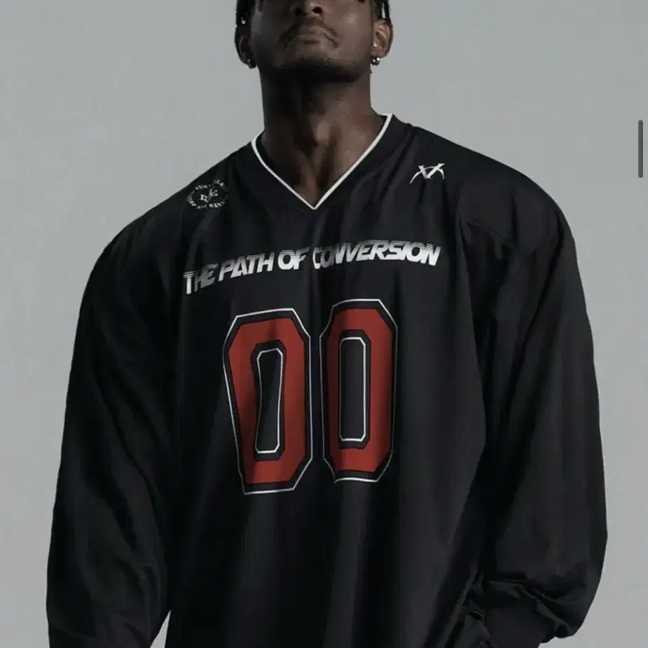 ★Urbandtype.★ Football Jersey T-Shirt Black UBDUTS002BK URBANDTYPE | 어반디타입 Urban Type Football Jersey T-shirt
