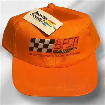 새상품급 Benetton Formula 오렌지 캡 F1 레이싱 팀
