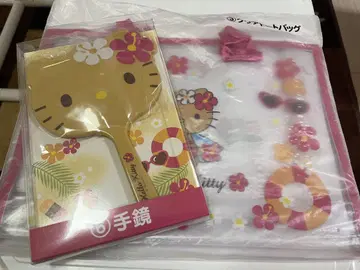 헬로키티 당첨 복권 손거울 클리어 토트백