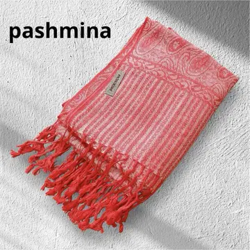 pashmina 파시미나 대형 스톨 프린지 페이즐리 무늬 숄