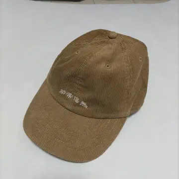 후지이 카제 브라운 코듀로이 캡