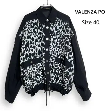 VALENZA PO 발렌자포 레오파드 자켓 얇은 소재 40 L