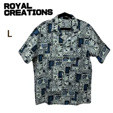 ROYAL CREATIONS 알로하 셔츠 L 사이즈 90s