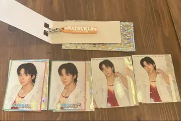 FANTASTICS 사와모토 나츠키 네임 키링 포토 카드