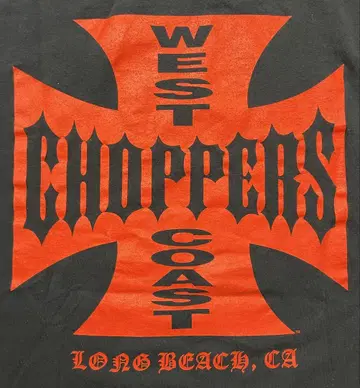 WEST COAST CHOPPERS 티셔츠 블랙 레드