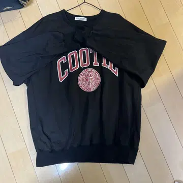 COOTIE 오버 사이즈 맨투맨 블랙