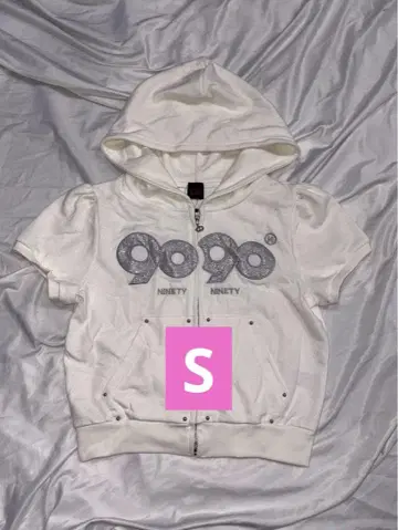 S 9090 걸 글리터 반지퍼 후드 집업