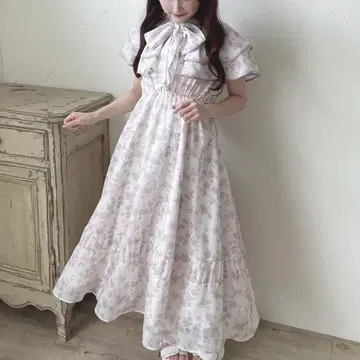 evelyn 오리지널 꽃무늬 케이프 op 핑크
