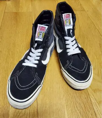 VANS sk8-hi 스케 하이 90s USA제 블랙 27cm