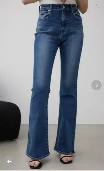 AZUL DENIM 플레어 데님 블루 M