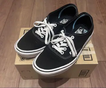 Vans 블랙 검정 오센틱 컴피쿠시 26.5