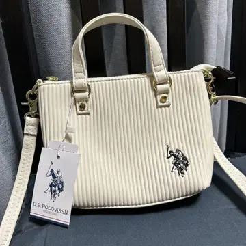 U.S. POLO ASSN. 플리츠 디자인 숄더백