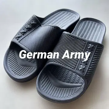 실물 USED 독일군 BW 샤워 샌들 네이비 네이비 레어 슬리퍼 신발