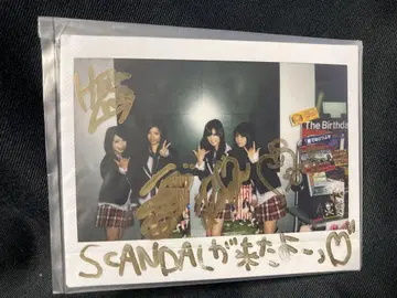 SCANDAL 친필 사인 폴라로이드