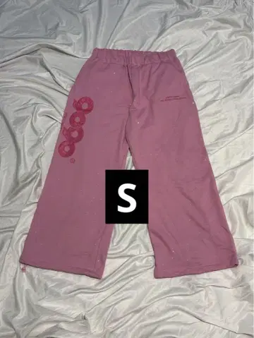 9090 girl OG 로고 글리터 팬츠 S