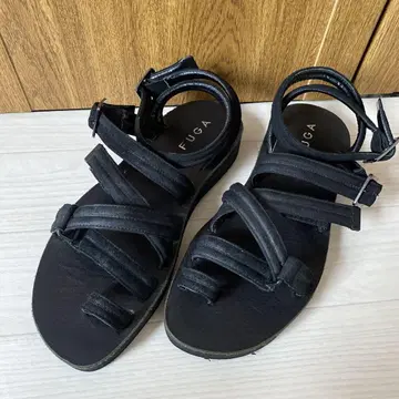 FUGA * 글래디에이터 샌들 * 블랙/여름 아이템 FUGA