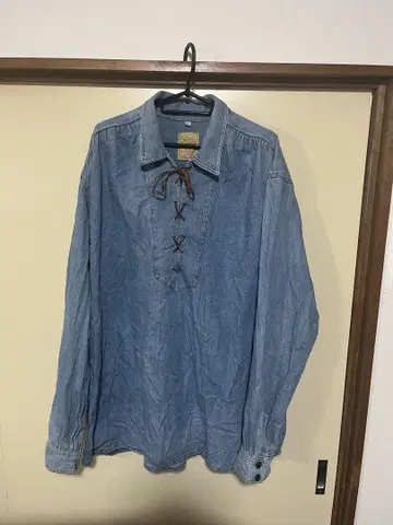 MAKER 80s USA제 프론티어 셔츠 데님 셔츠 XL