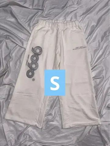 S 9090 소녀 OG 로고 글리터 팬츠