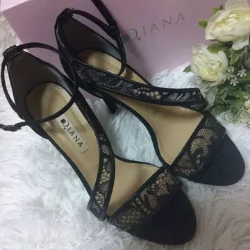 인기 DIANA 다이애나 레이스업 샌들 블랙 22.5