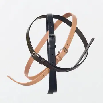 유니클로 U 내로우 롱 가죽 벨트