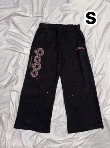 90 OG 로고 글리터 스웨트 팬츠 S