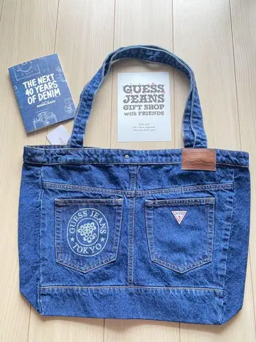 GUESS JEANS 데님 토트백 게스 데님 토트백