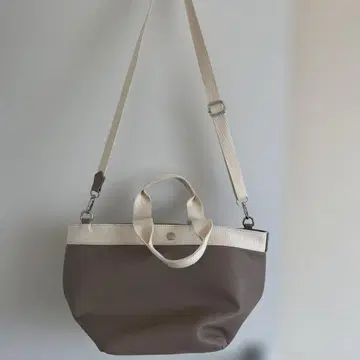 그란데 그레이스 그레이 베이지 토트백