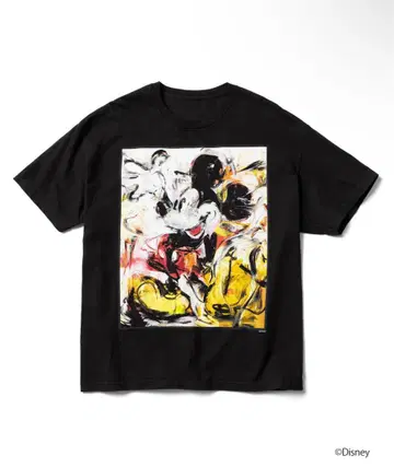 미키마우스 / 실크스크린 프린트 T-SHIRT XL