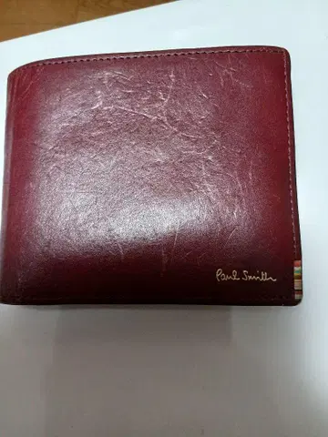 폴스미스 빨간색 접이식 지갑