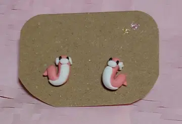 해외 수입 색상 다른 미니 류 귀걸이