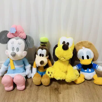 디즈니 봉제 인형 4종 세트